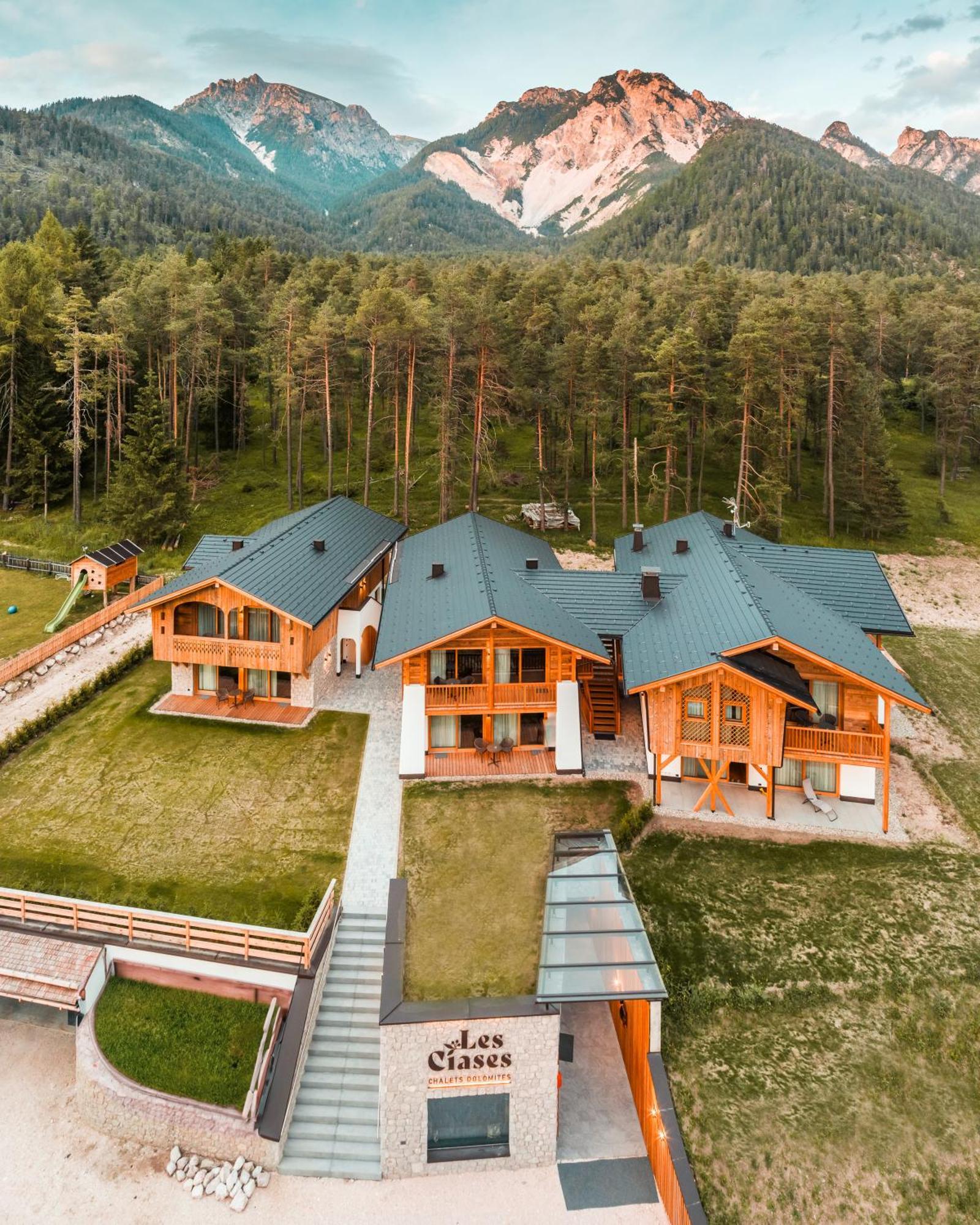 Les Ciases Chalets Dolomites San Vigilio Di Marebbe Esterno foto