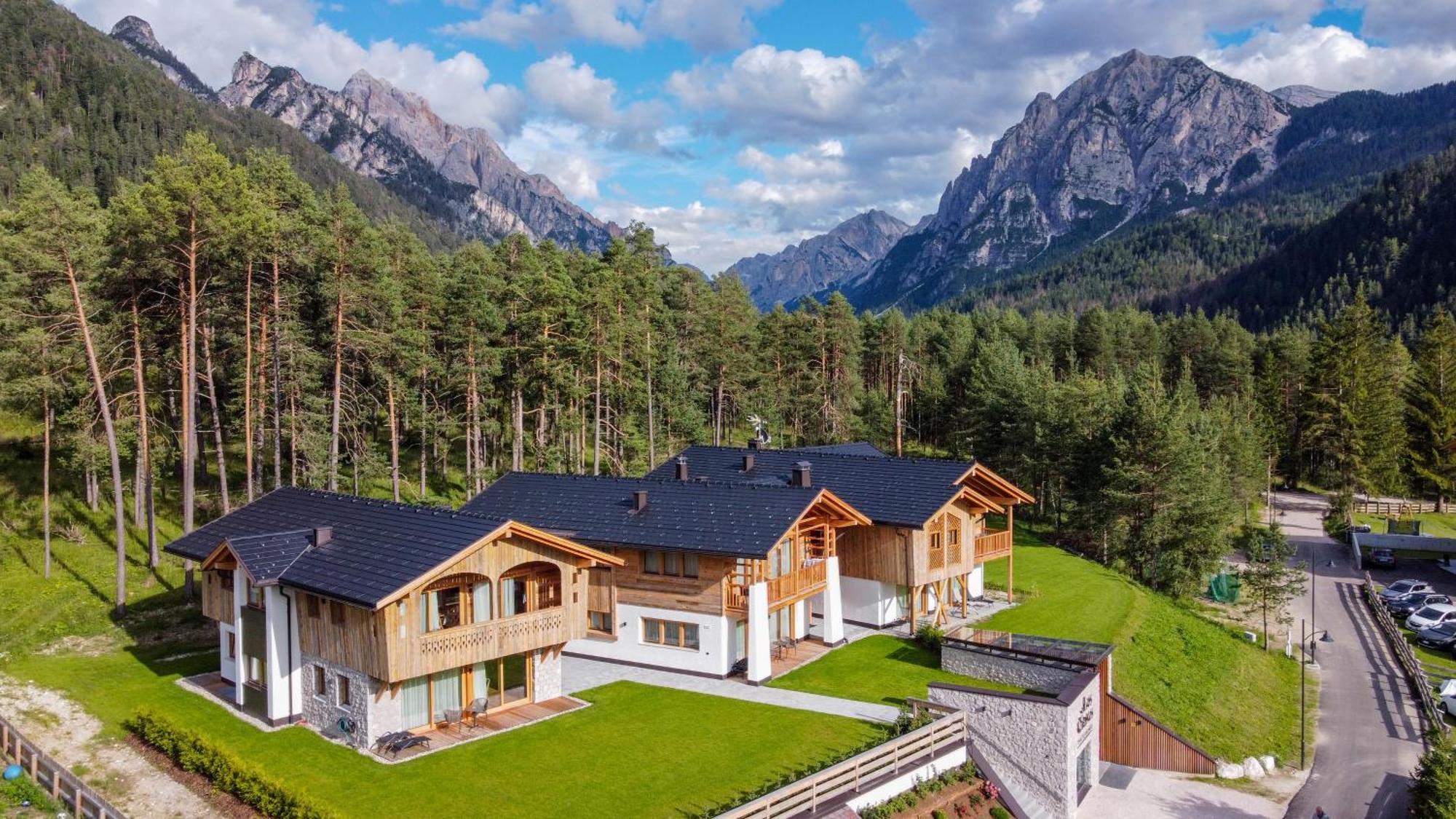 Les Ciases Chalets Dolomites San Vigilio Di Marebbe Esterno foto